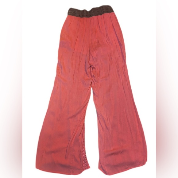 Truth by Republic Wide Leg Pants EUC Size Medium | Boho Prairie Hippie Viscose - Picture 4 of 15